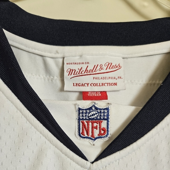 Mitchell & Ness White and Blue Denver Broncod Men's Jersey Size XL Atwater 27 - Picture 4 of 12